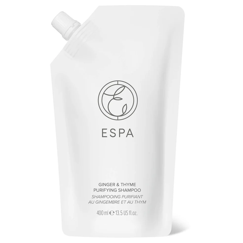 ESPA Essentials Purifying Shampoo 400ml - Ginger and Thyme Image 1
