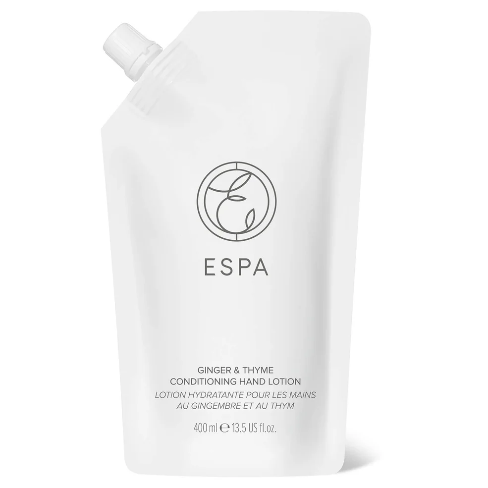 ESPA Essentials Conditioning Hand Lotion 400ml - Ginger and Thyme Image 1