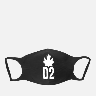 Dsquared2 Men's Maple Leaf Face Mask - Black/White