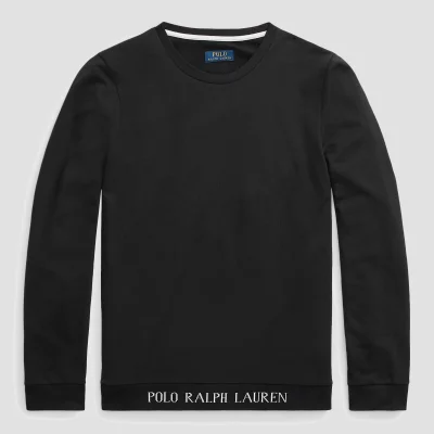 Polo Ralph Lauren Men's Long Sleeve Crewneck Sleep Top - Polo Black