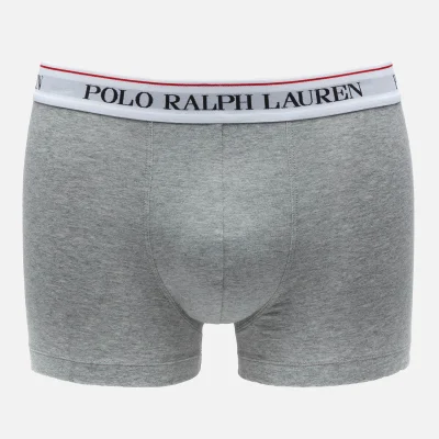 Polo Ralph Lauren Men's Stretch Cotton 3 Pack Trunks - Black/Windsor Heather/Heather