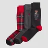 Polo Ralph Lauren Men's Gift Boxed Holiday Cotton Socks - Multi - Image 1