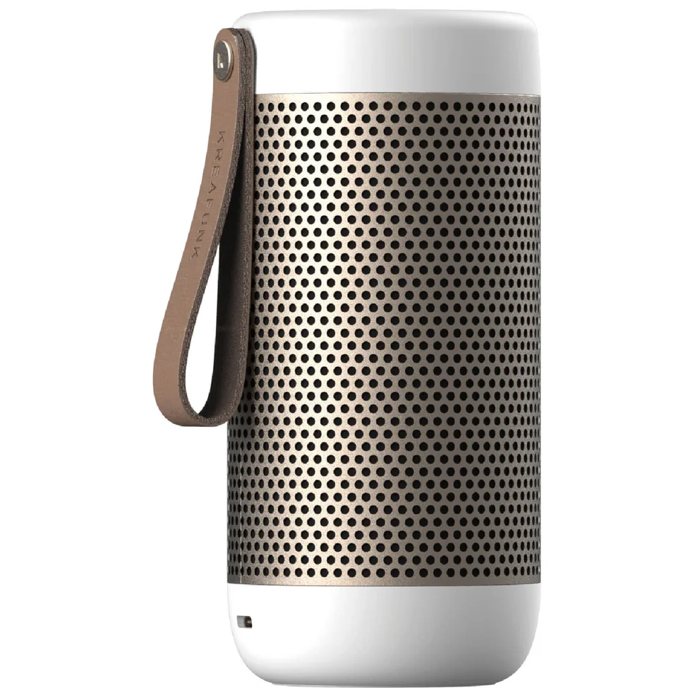 Kreafunk aCOUSTIC Bluetooth Speaker - White Image 1