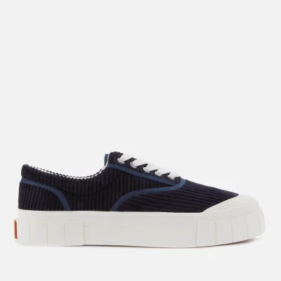 Good News Men's Opal Cord Sustainable Trainers - Navy