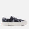 Good News Men's Opal Stripe Sustainable Trainers - Navy Stripe - Image 1