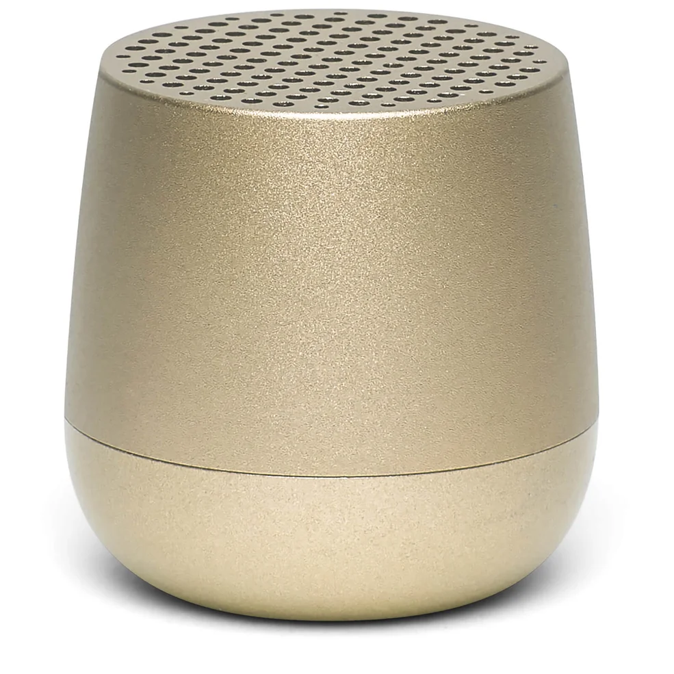Lexon MINO + Bluetooth Speaker - Light Gold Image 1