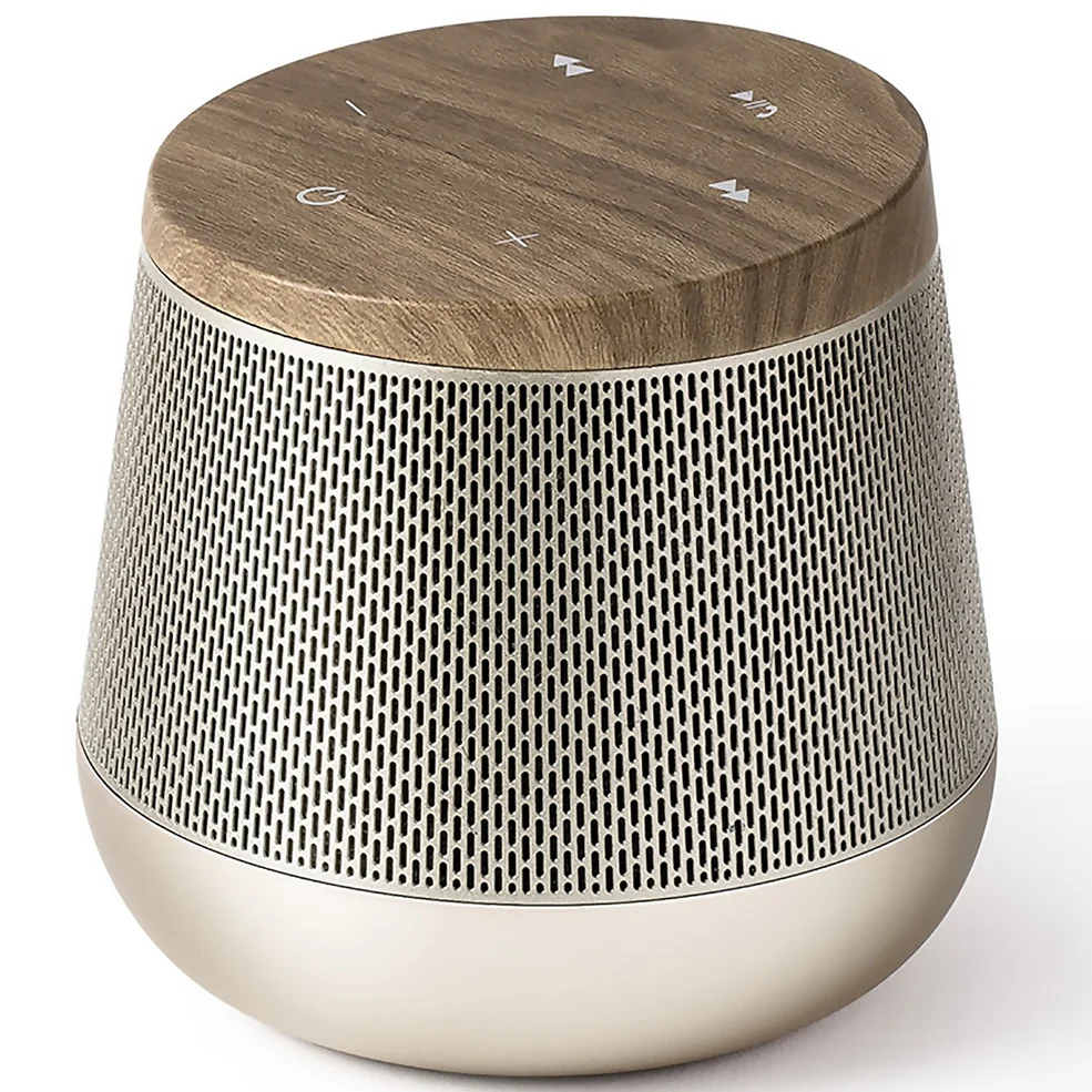 Lexon Miami Sound Bluetooth Speaker - Soft Gold Image 1
