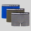 Tommy Hilfiger Men's 3 Pack Trunks - TH Electric Blue/Army Green/Army Green Stripe - Image 1