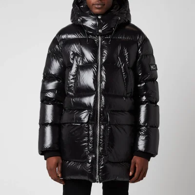 Mackage Men's Kendrick Medium Down Hooded Long Coat - Black