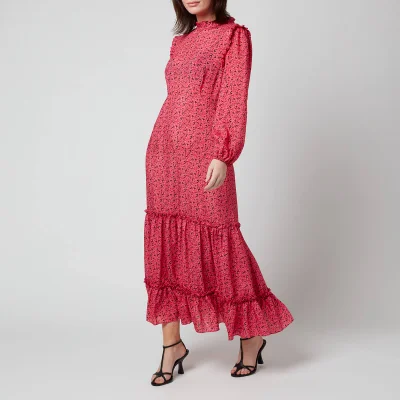 RIXO Women's Becky Dress - Mystic Bloom Red