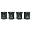 Ferm Living Scented Advent Candles - Set of 4 - Black - Image 1