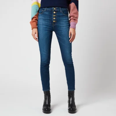 J Brand Women's Lillie High Rise Crop Skinny Jeans - Arcade
