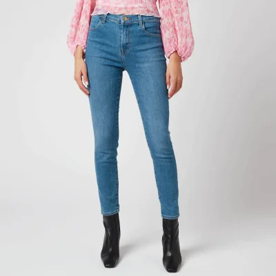 J Brand Women's Alana High Rise Crop Skinny Jeans - Pioneer