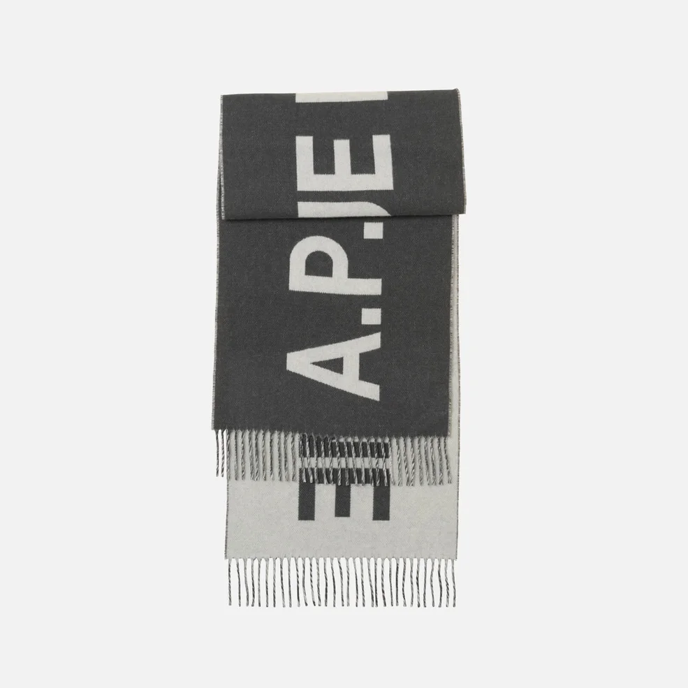 A.P.C. Women's Angele Scarf - Anthracite Image 1