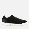SWIMS Men's Breeze Tennis Knitted Trainers - Black/White - Image 1