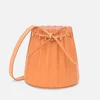 Mansur Gavriel Women's Mini Pleated Bucket Bag - Cammello/Rosa - Image 1
