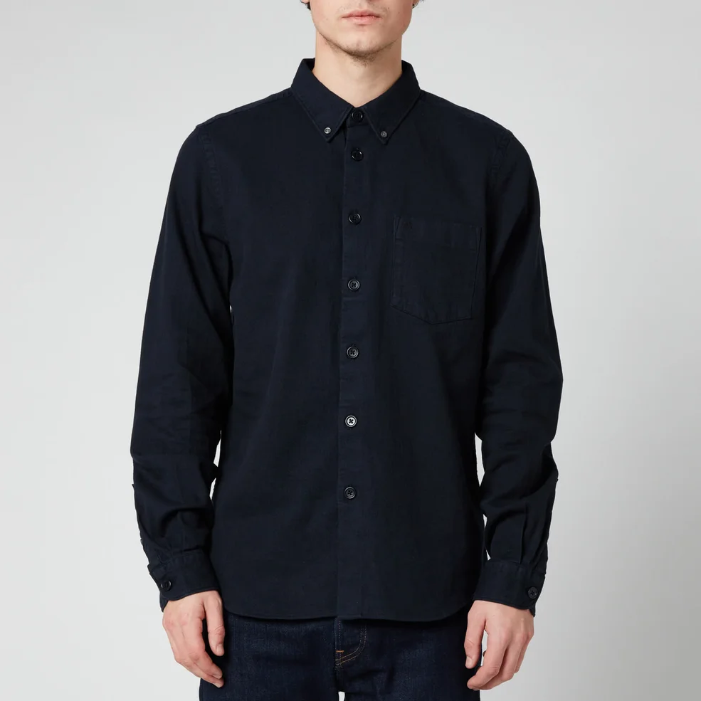 PS Paul Smith Men's Tailored Fit Shirt - Dark Navy Image 1