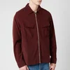 PS Paul Smith Men's Zipped Overshirt - Burgundy - Image 1