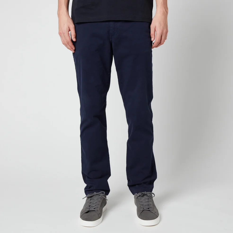 PS Paul Smith Men's Regular Fit Stitched Chinos - Dark Navy Image 1