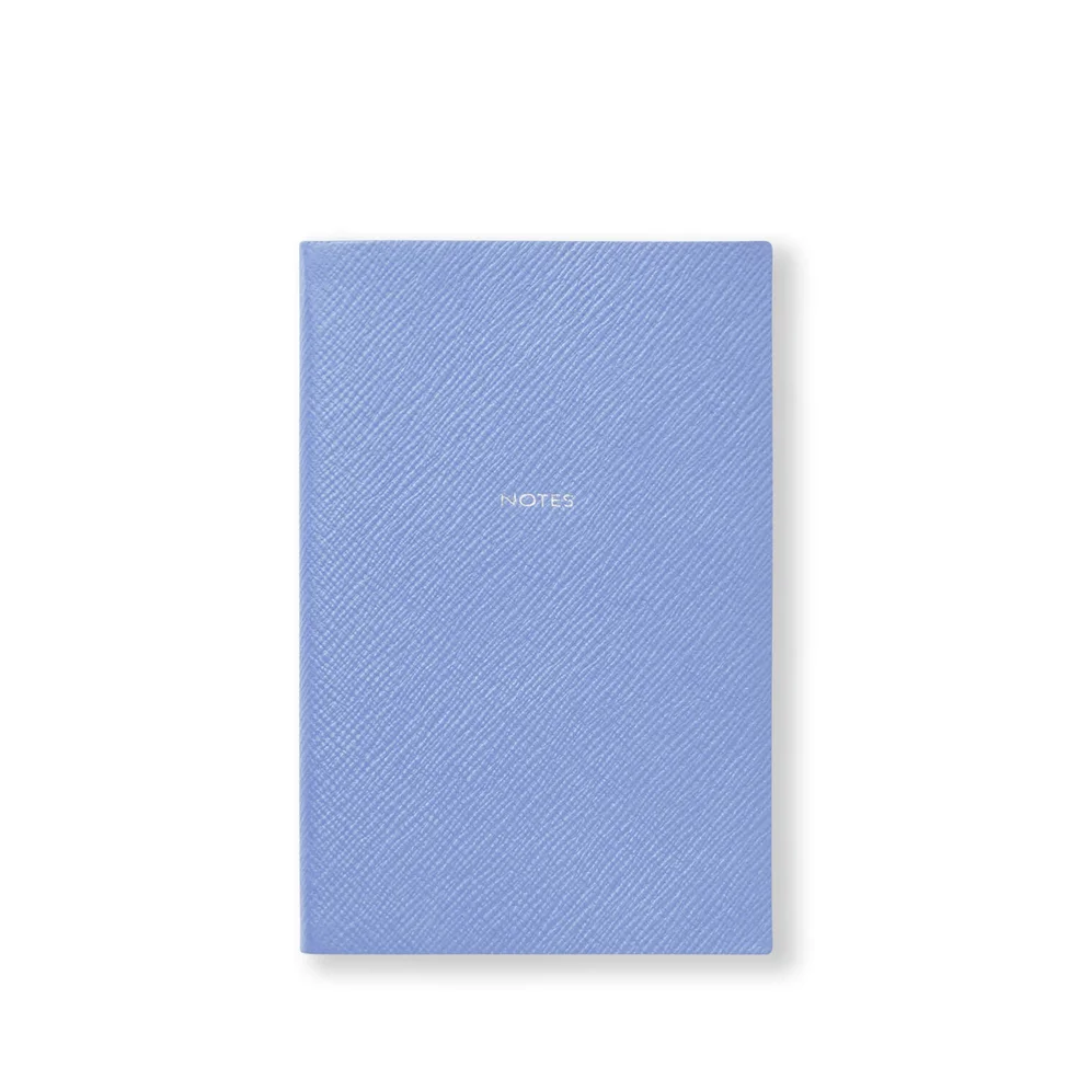 Smythson Chelsea Notes Notebook - Nile Blue Image 1