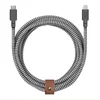 Native Union Belt Cable 3m - USB C - Lightning - Zebra - Image 1