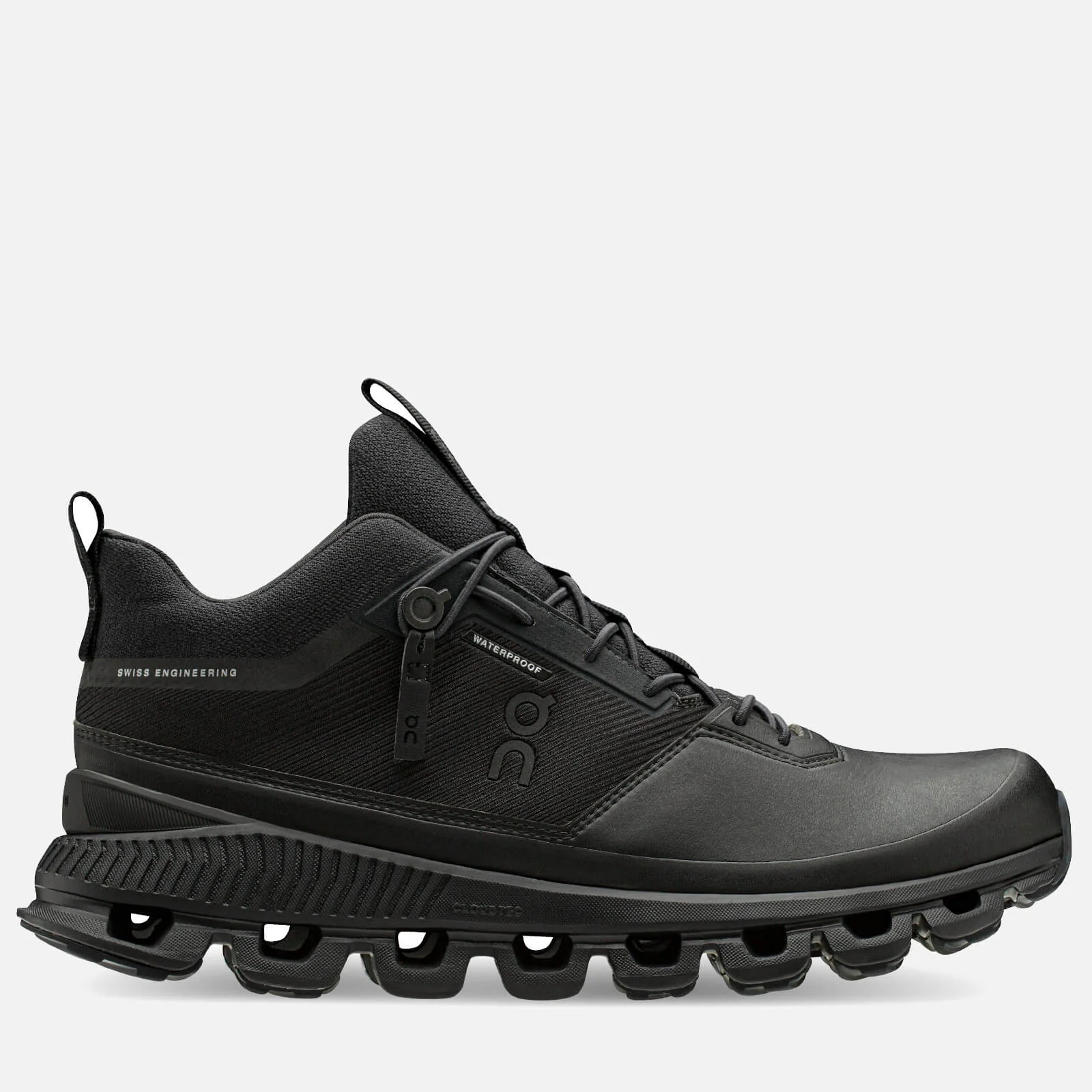 ON Men's Could Hi Waterproof Trainers - All Black Image 1