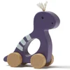 Kids Concept Push Along Dino - Purple - Image 1