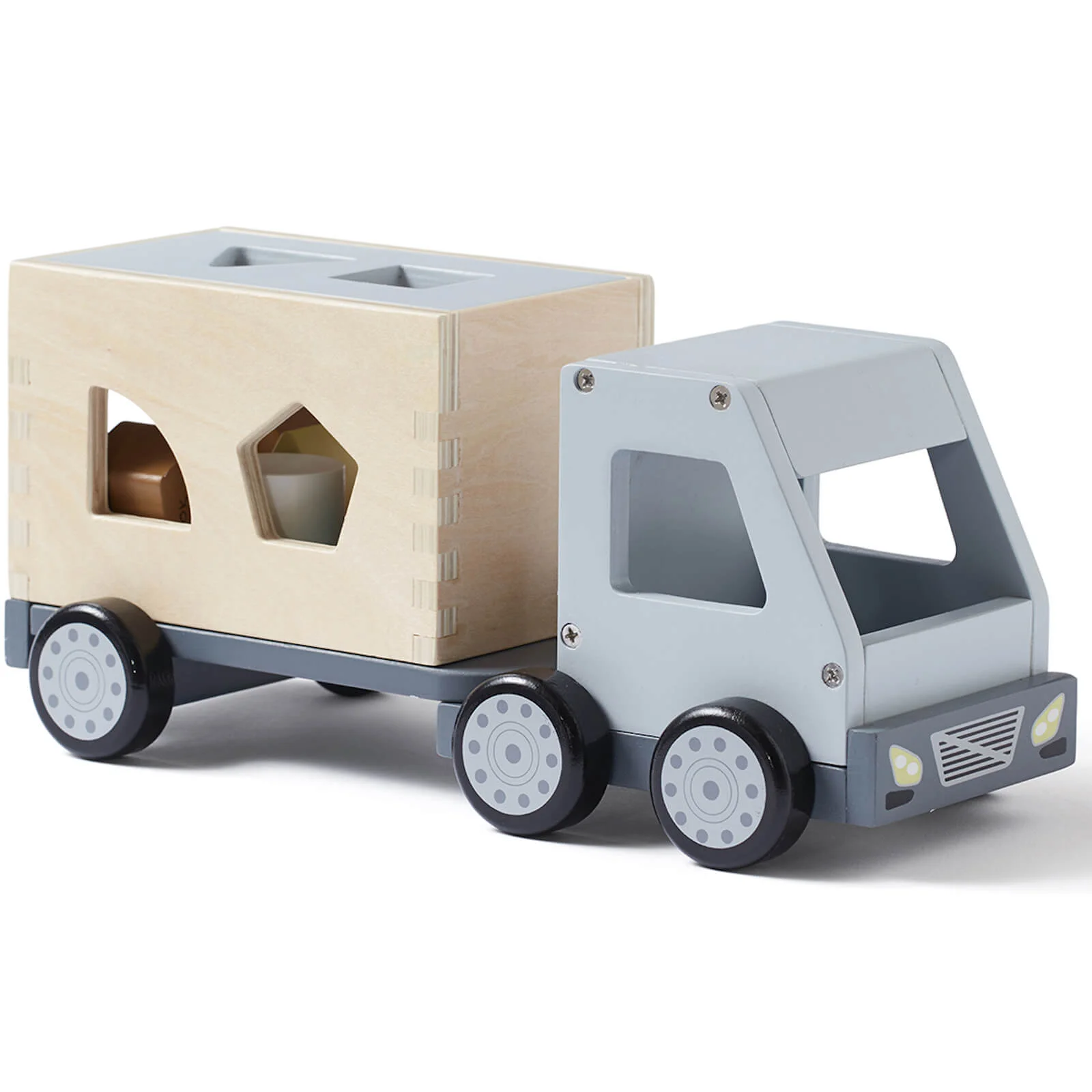 Kids Concept Sorter Truck - Grey Image 1