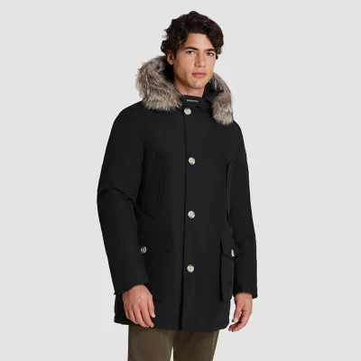 Woolrich Men's Arctic Fur Collar Parka - New Black