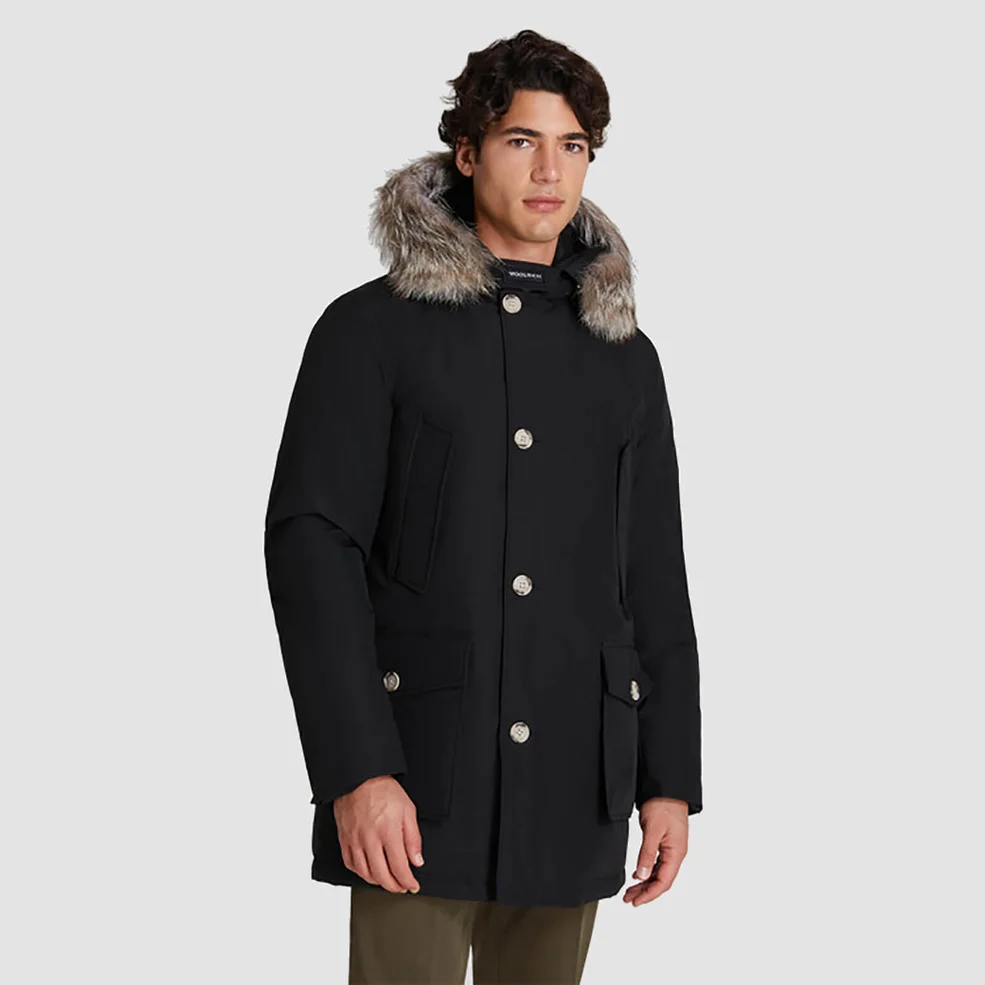 Woolrich Men's Arctic Fur Collar Parka - New Black Image 1