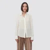 Our Legacy Women's 70s Line Shirt - White Raw Viscose Wool - Image 1