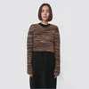 Our Legacy Women's Shrunken Jumper - Green/Red Smudge Fair Isle - Image 1