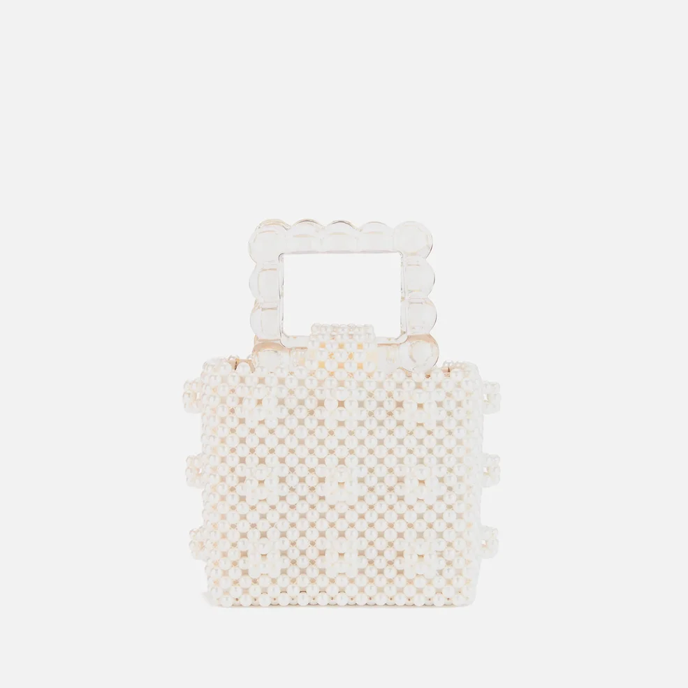 Shrimps Women's Maud Handbag - Cream/Clear Image 1