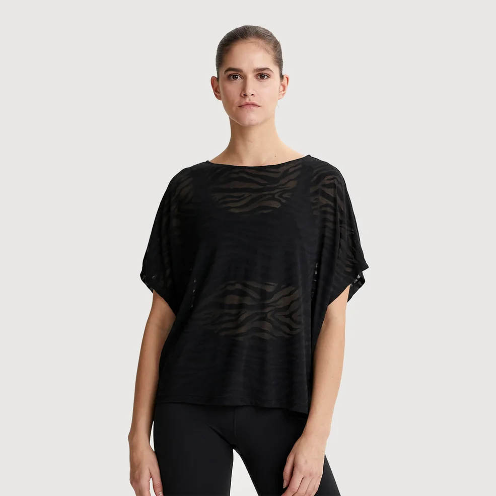 Varley Women's Almo T-Shirt - Zebra Sheer Image 1