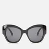 Gucci Women's Cat Eye Sunglasses - Black/Grey - Image 1