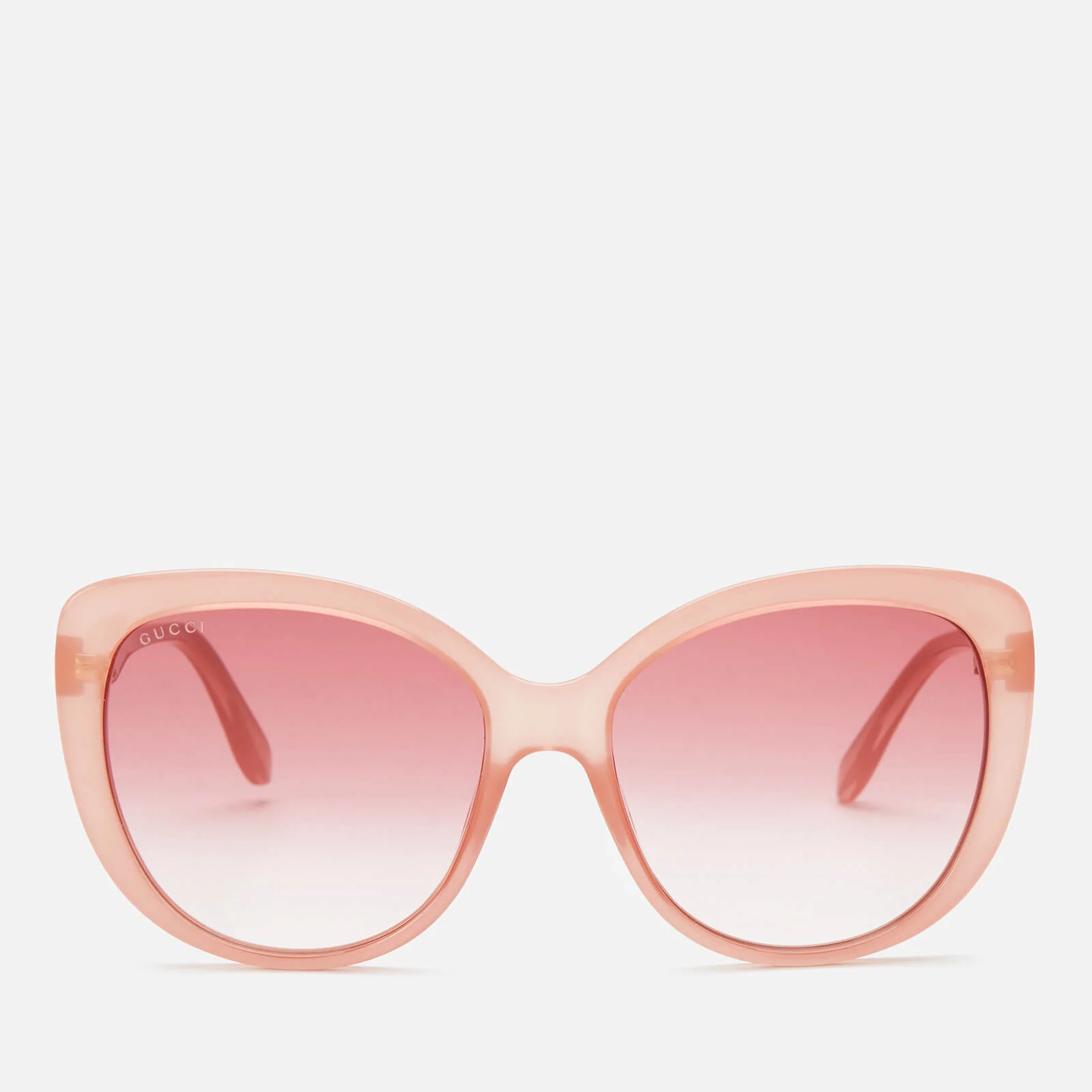 Gucci Women's Cat Eye Sunglasses - Pink/Red Image 1