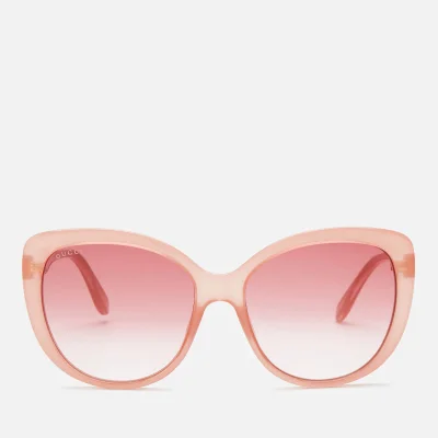 Gucci Women's Cat Eye Sunglasses - Pink/Red