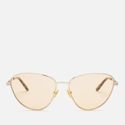Gucci Women's Monogram Sunglasses - Gold/Orange