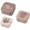 Done by Deer Snack Box Set of 3 - Sea Friends - Powder - Image 1