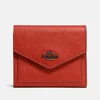 Coach Women's Crossgrain Leather Small Wallet - Red - Image 1