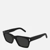 Saint Laurent Women's Rectangle Sunglasses - Black - Image 1