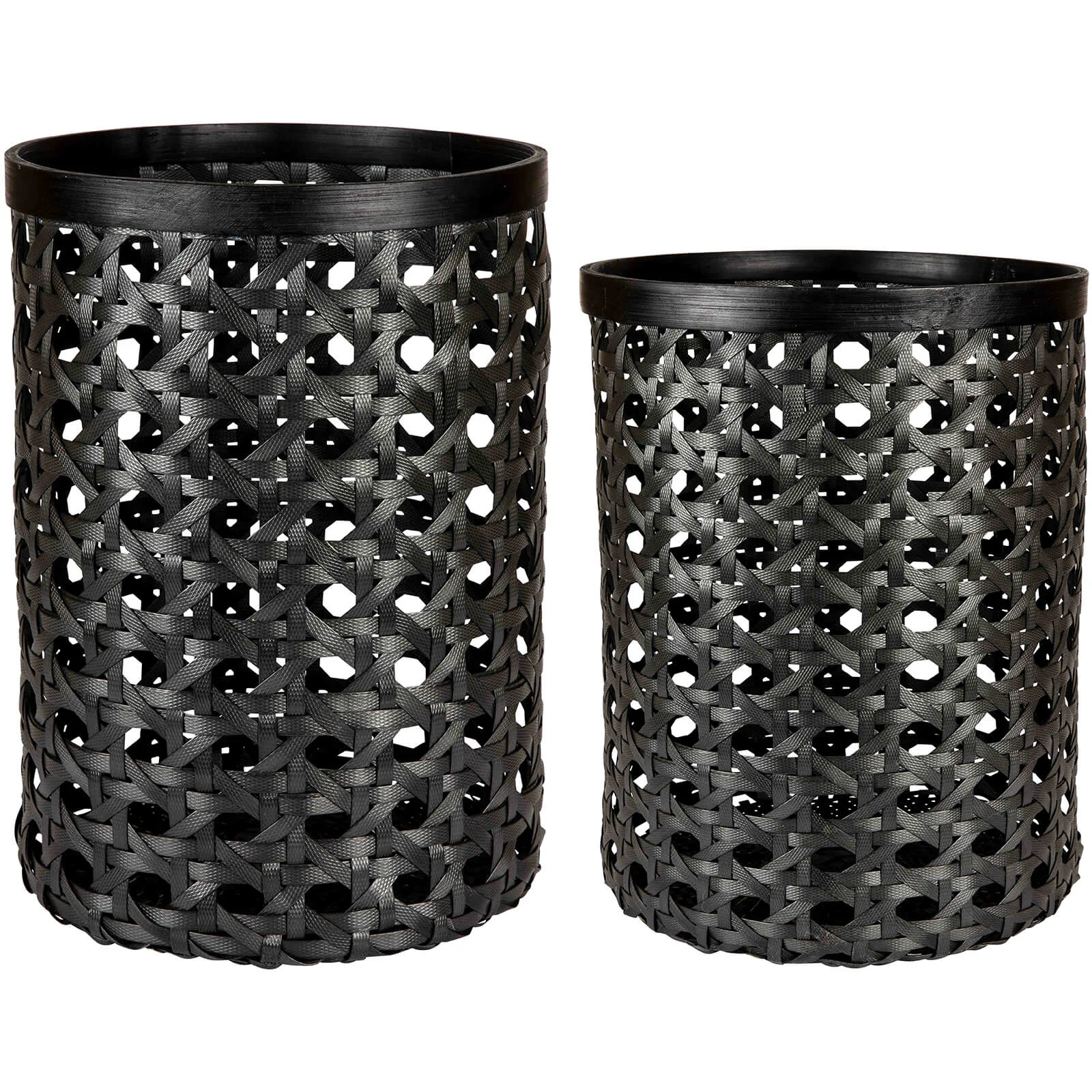 Day Birger et Mikkelsen Home Bamboo Basket - Black (Set of 2) Image 1
