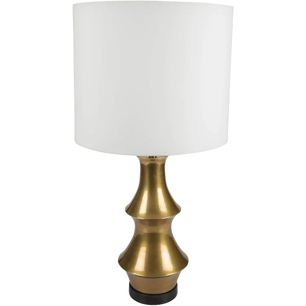 Day Birger et Mikkelsen Home Brass Conical Lamp - Brass/White Image 1