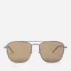 Saint Laurent Men's Sl 309 Metal Aviator Sunglasses - Brown - Image 1
