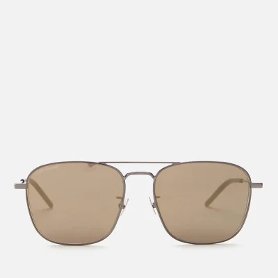 Saint Laurent Men's Sl 309 Metal Aviator Sunglasses - Brown