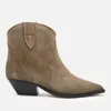 Isabel Marant Women's Dewina Suede Heeled Ankle Boots - Taupe - Image 1