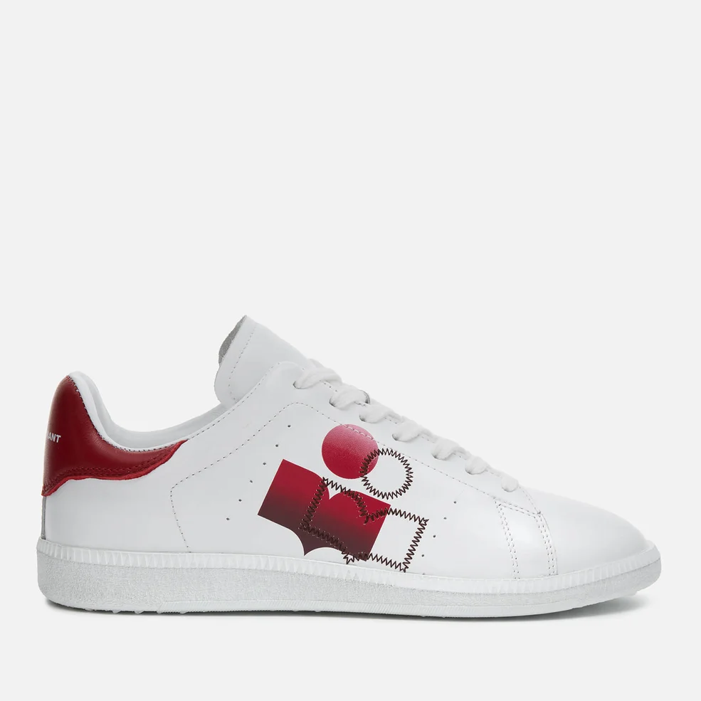 Isabel Marant Women's Billyo Leather Trainers - Red Image 1