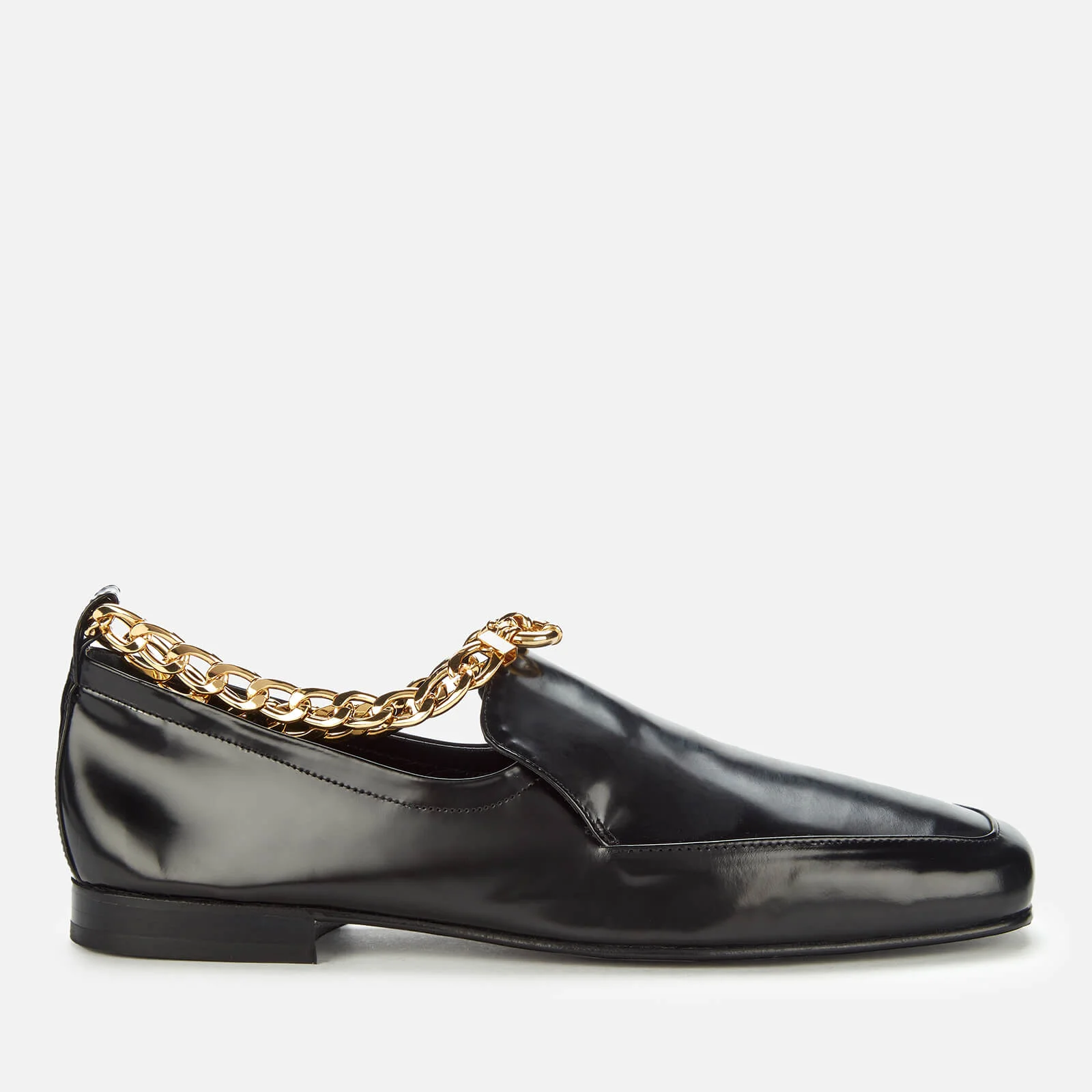 BY FAR Women's Nick Semi Patent Leather Loafers - Black Image 1