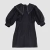 Ganni Women's Light Linen Mini Dress - Phanthom - Image 1