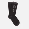Ganni Women's Lurex Socks - Black - Image 1